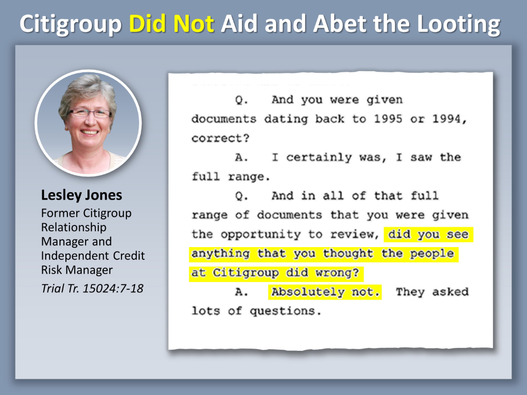 text called out of transcript